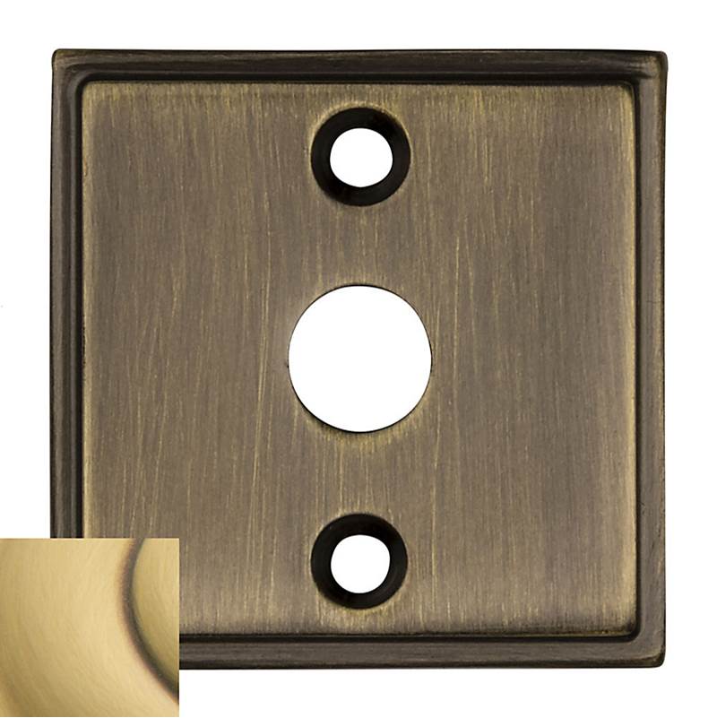 Baldwin - H HILLS EMER REL TRM 060 - Satin Brass and Brown