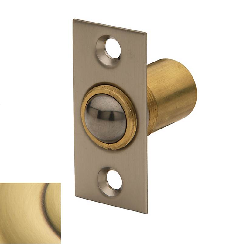 Baldwin - 0426 ADJ BALL CATCH 060 - Satin Brass and Brown