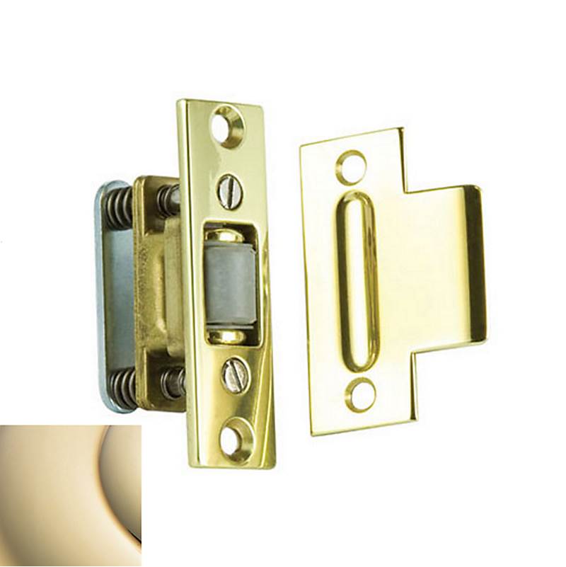 Baldwin - 0432 ROLLER LATCH 003 - Lifetime Polished Brass