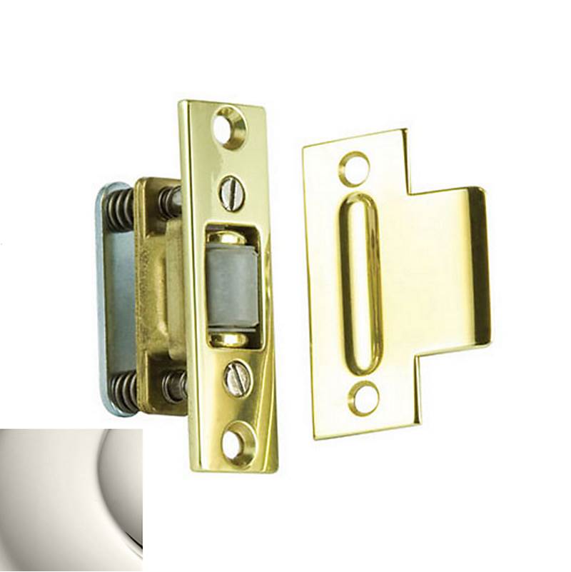 Baldwin - 0432 ROLLER LATCH 140 - Polished Nickel