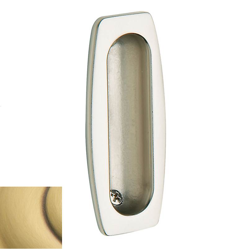 Baldwin - 0458 SLIDING DR PULL 060 - Satin Brass and Brown