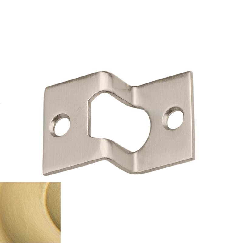 Baldwin - 0604 RABBETED GUIDE 044 - Lifetime Satin Brass