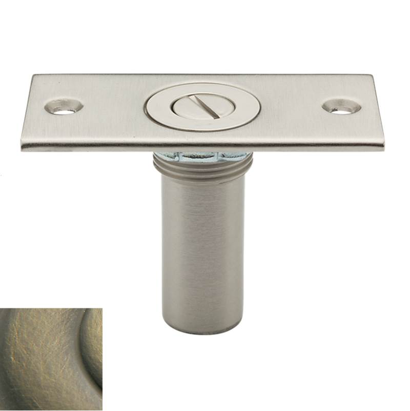Baldwin - 0622 DUSTPROOF STRIKE - Satin Brass and Black