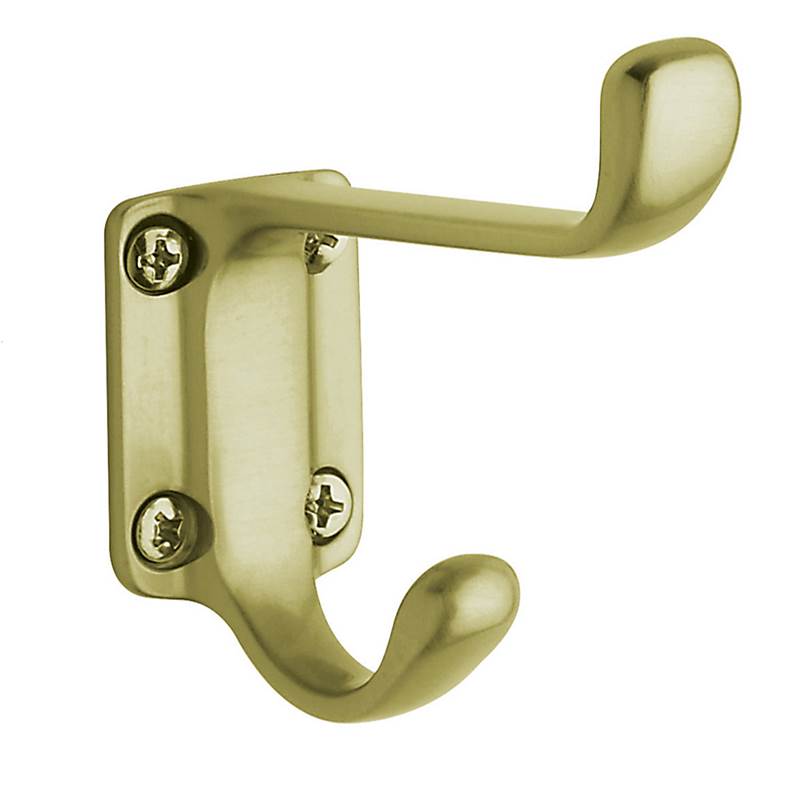 Baldwin - 0781 COSTUME HOOK 044 - Lifetime Satin Brass