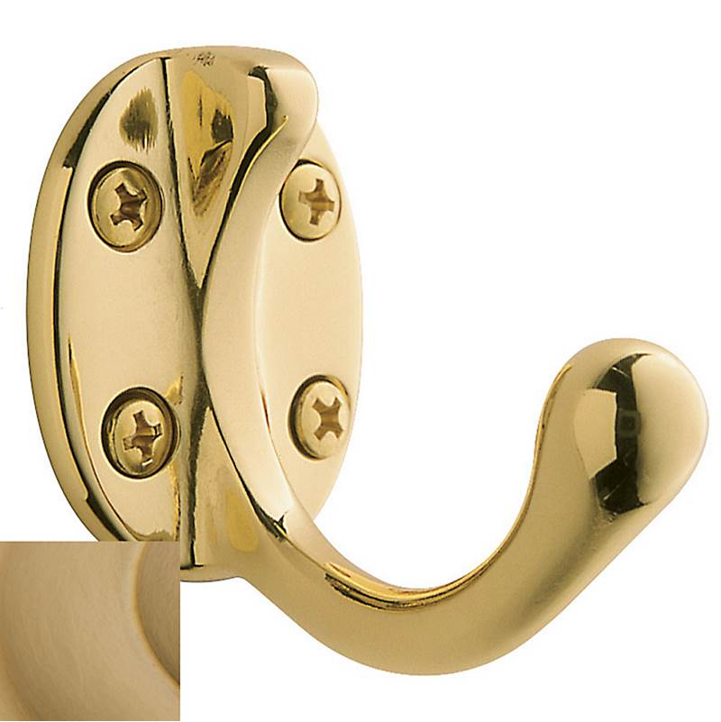 Baldwin - 0782 COSTUME HOOK 033 - Vintage Brass
