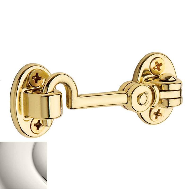 Baldwin - 0950 CABIN DR HOOK 2.5 - Polished Nickel
