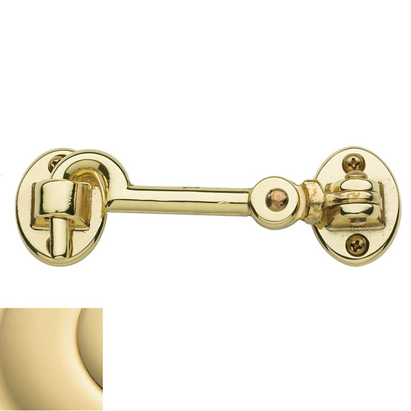 Baldwin - 0951 CABIN DR HOOK 3.5 - Non-Lacquered Brass