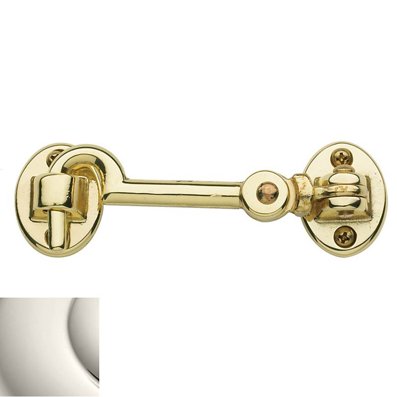 Baldwin - 0951 CABIN DR HOOK 3.5 - Polished Nickel