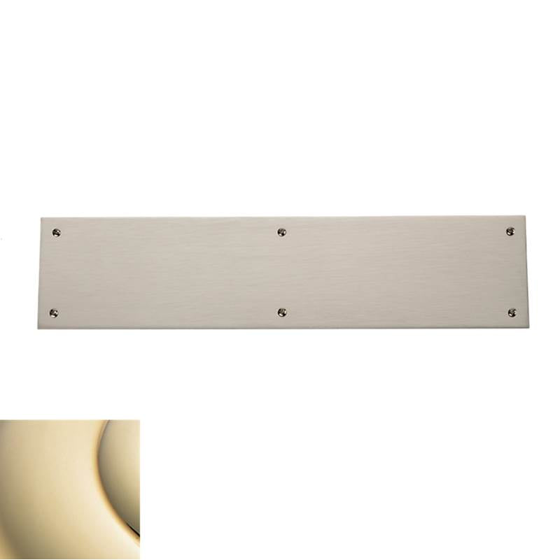 Baldwin - 2123 PUSH PLT 3.5X15 003 - Lifetime Polished Brass