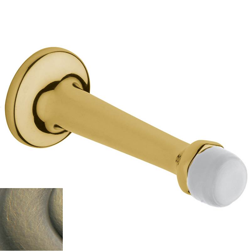 Baldwin - 4045 WALL BUMPER 050 - Satin Brass and Black