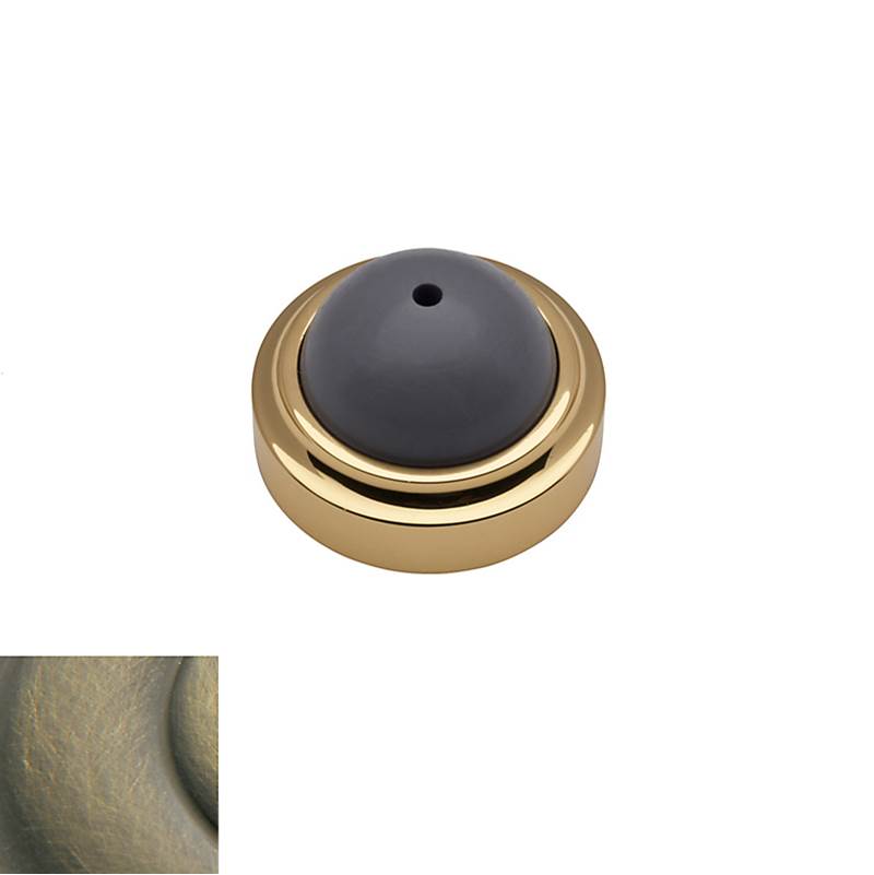 Baldwin - 4252 WALL BUMPER 050 - Satin Brass and Black