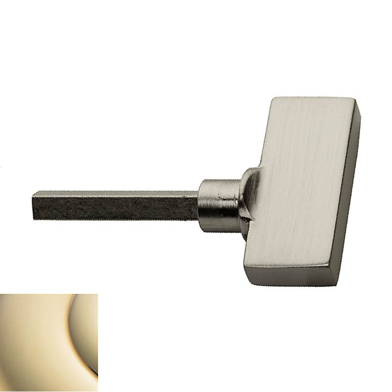 Baldwin - EN TURN KNOB - Lifetime Polished Brass