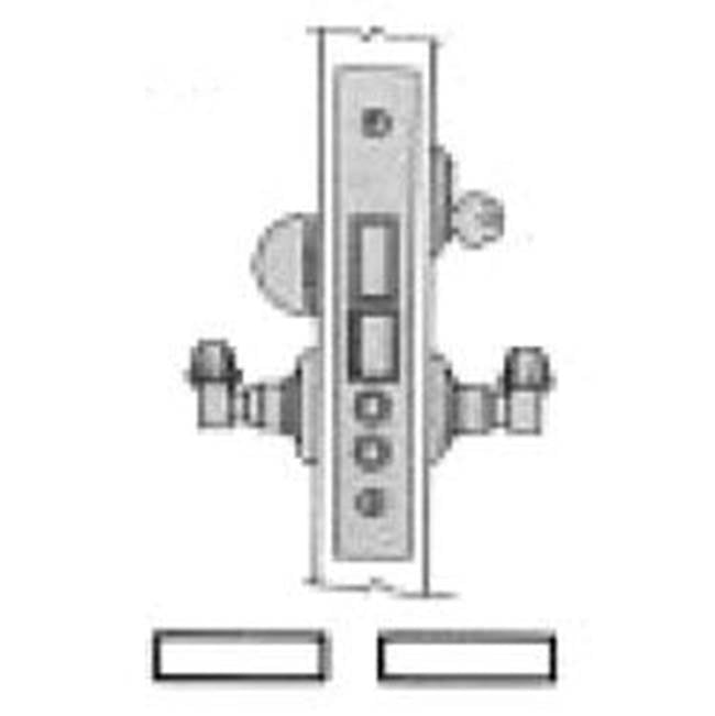 Baldwin - 6802 2BS ENT MRTS LCKCK - Oil-Rubbed Bronze