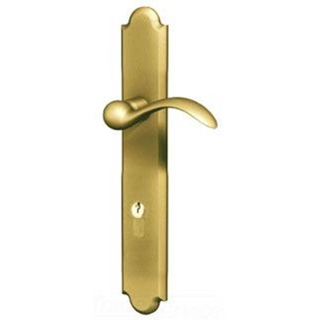 Baldwin - BOLDR PATIO WO LVS C4 - Satin Brass and Brown