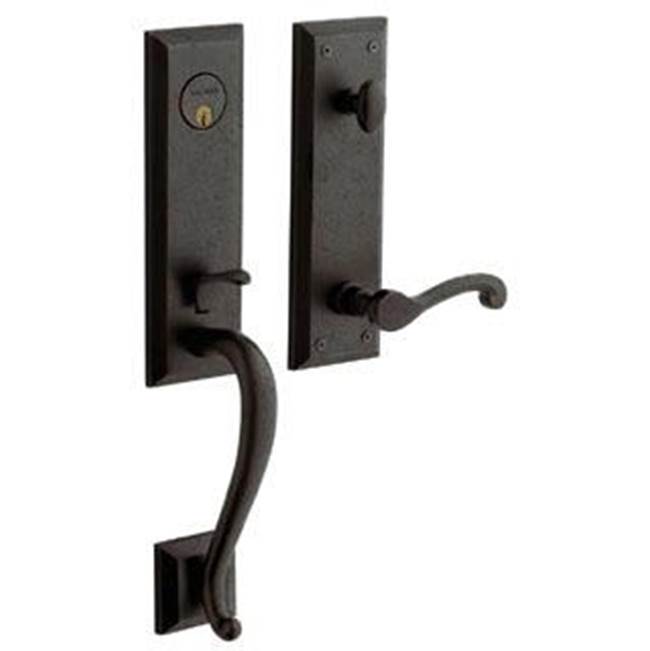 Baldwin - 85355 STNG SGL CYL - Distressed Oil-Rubbed Bronze