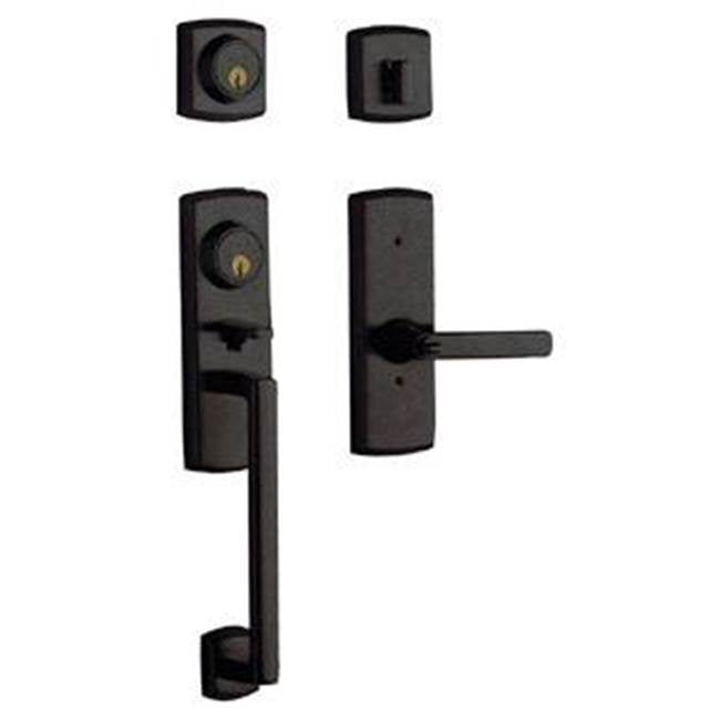 Baldwin - 85385 SOHO SGL CYL LH 2P - Distressed Oil-Rubbed Bronze