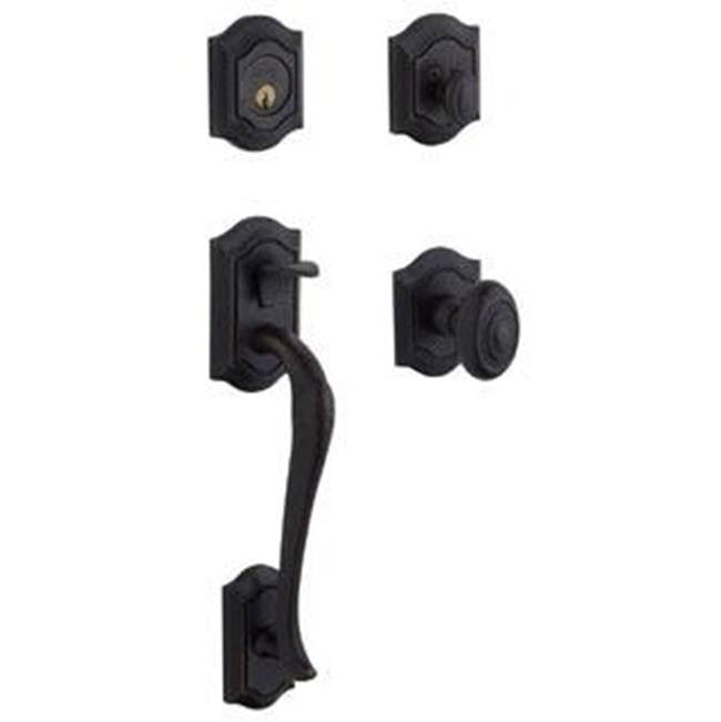 Baldwin - 85327 BTHPG SGL CYL - Distressed Oil-Rubbed Bronze