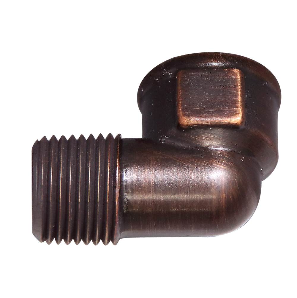 Barclay - Street Elbow, 3/8'' for 4152 Shower Rod, Oil-Rubbed Bronze - Oil Rubbed Bronze