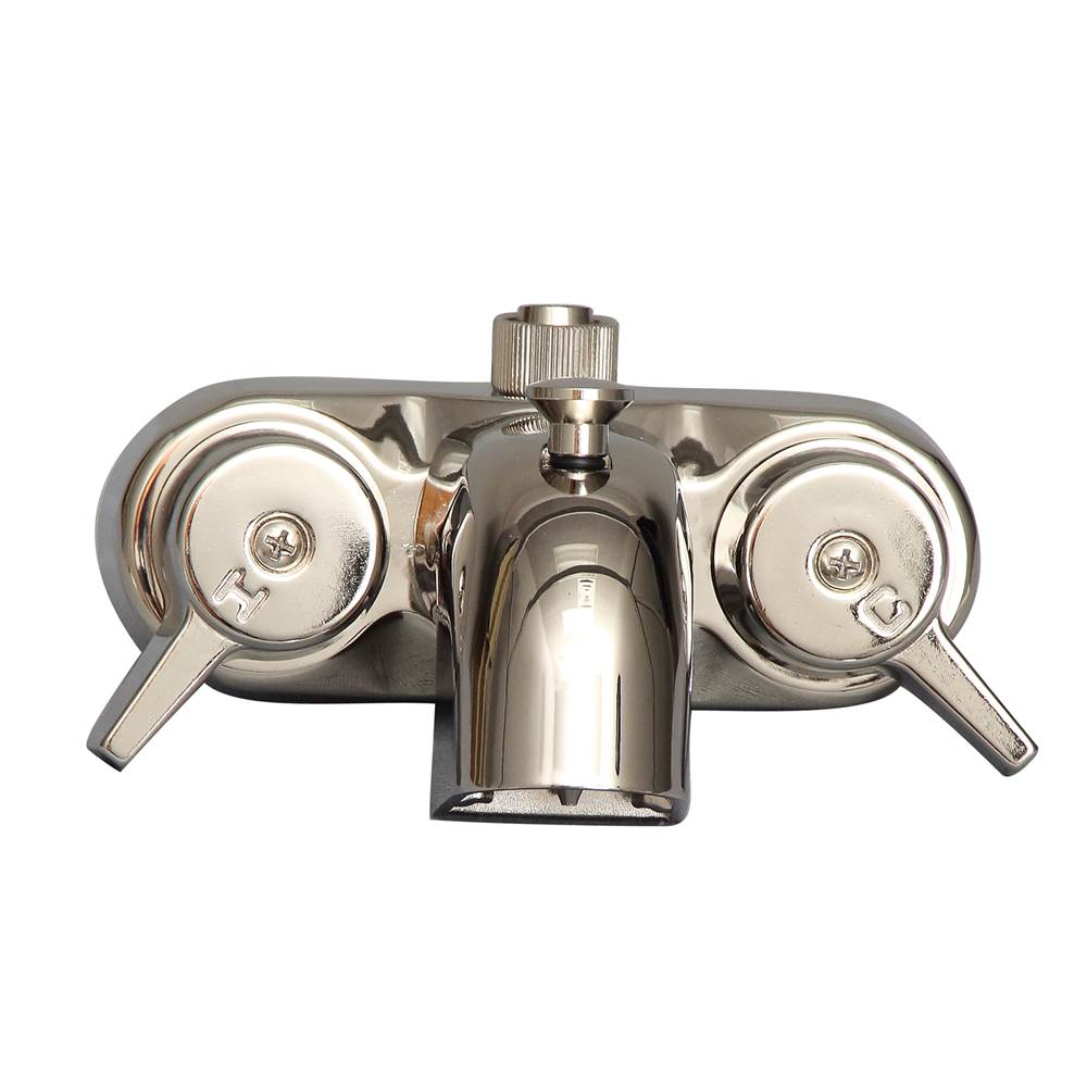 Barclay - Diverter Bathcock Spout 3/8'' Connection, Polished Nickel - Polished Nickel