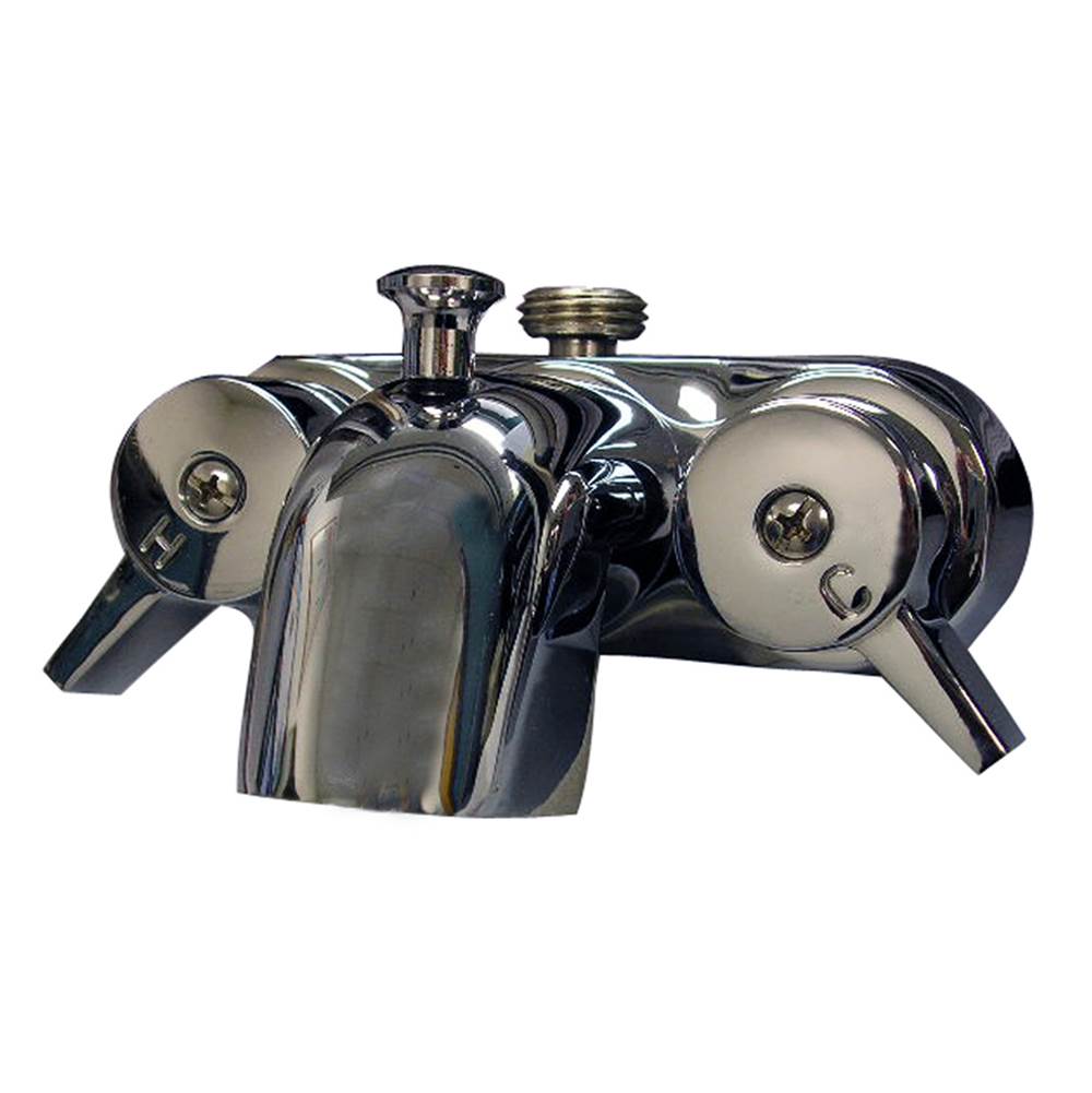 Barclay - Diverter Bathcock Spout 1/2'' connection,Polished Chrome - Polished Chrome