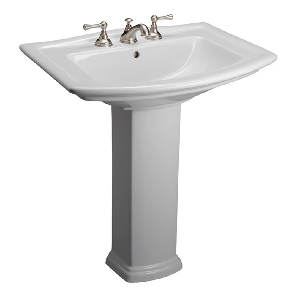 Barclay - Washington 765 Pedestal Lavatory, 4''cc, White - White