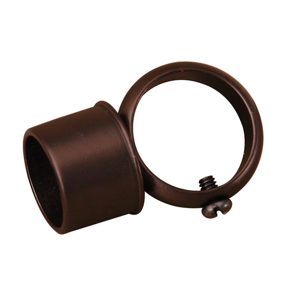 Barclay - D-Rod Connection Loop Fitting, Oil Rubbed Bronze - Oil Rubbed Bronze