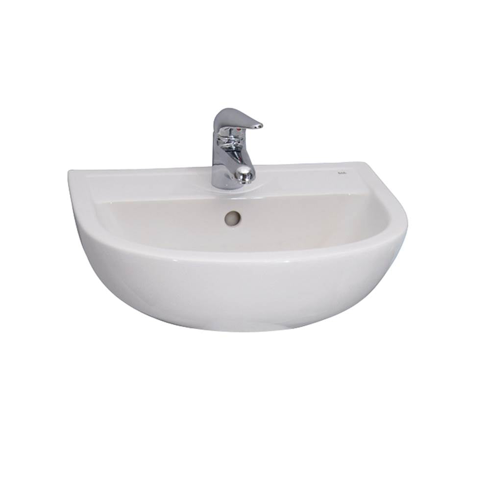 Barclay - Compact 545 Wall Hung Basin 1 hole - White - White