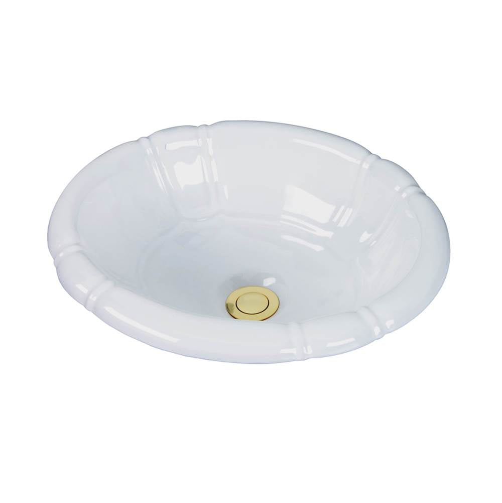 Barclay - Sienna Drop In Bowl, White - White