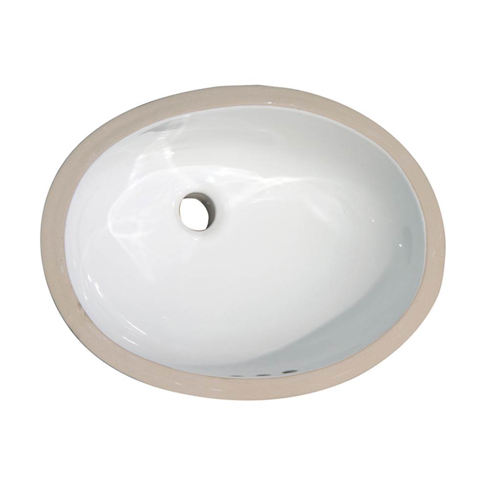 Barclay - Rosa 500 Undercounter, Dbl Glzd, 19-1/2X16-3/8, White - White