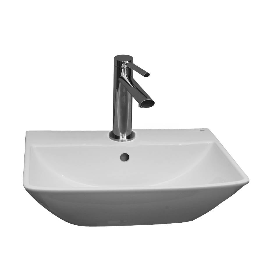 Barclay - Summit 400 Wall-Hung Basin 1 Hole, White - White