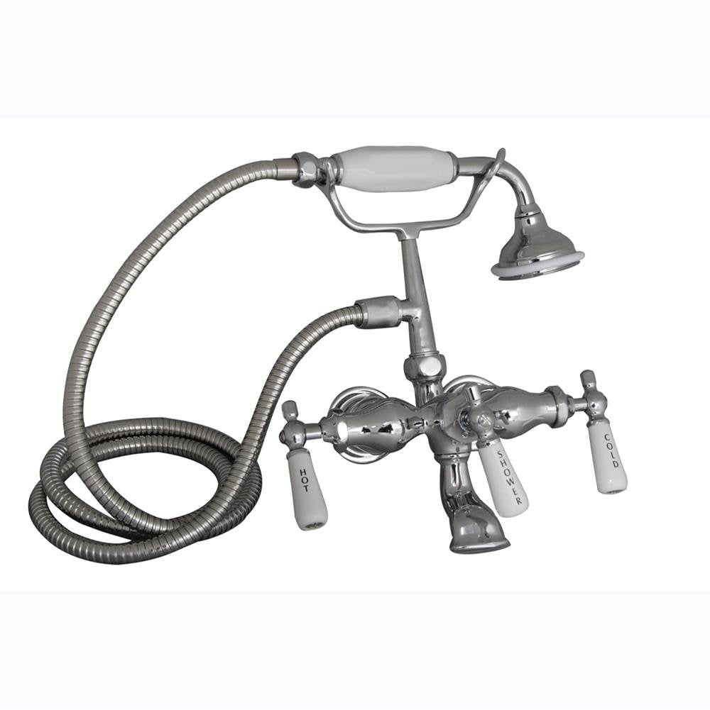Barclay - Elephant Spout, Hand Held Shower, Polished Chrome - Polished Chrome