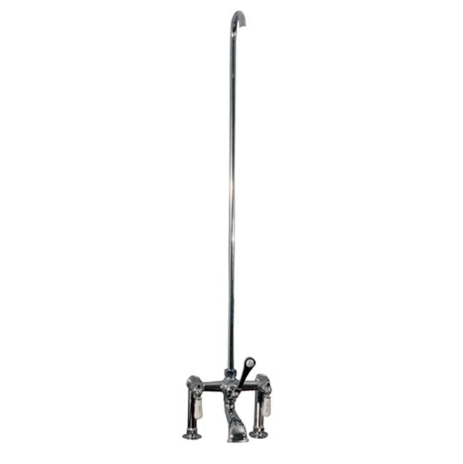 Barclay - Elephant Spout, 6'' Mounts, Riser, Lvr Hdle, Polsh Chrome - Polished Chrome