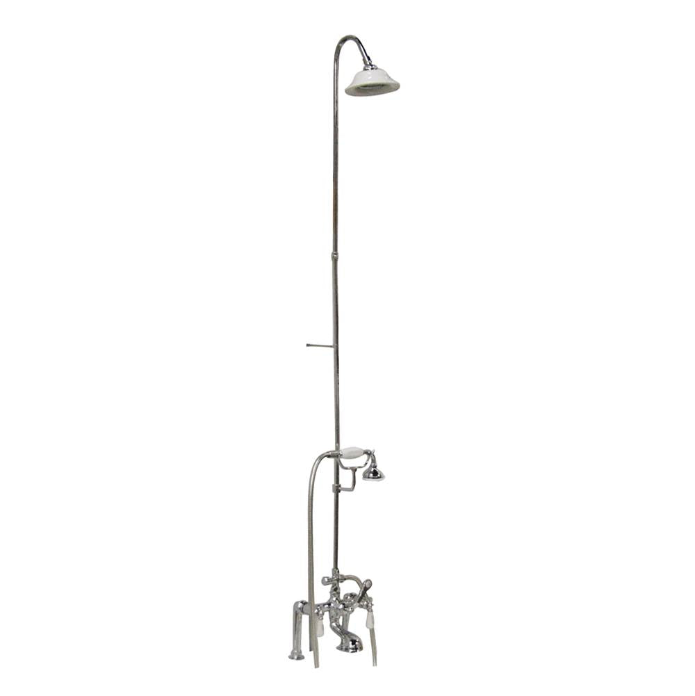 Barclay - Elephant Spout, Riser, Shower head, Lvr Hdle, Chrome - Polished Chrome
