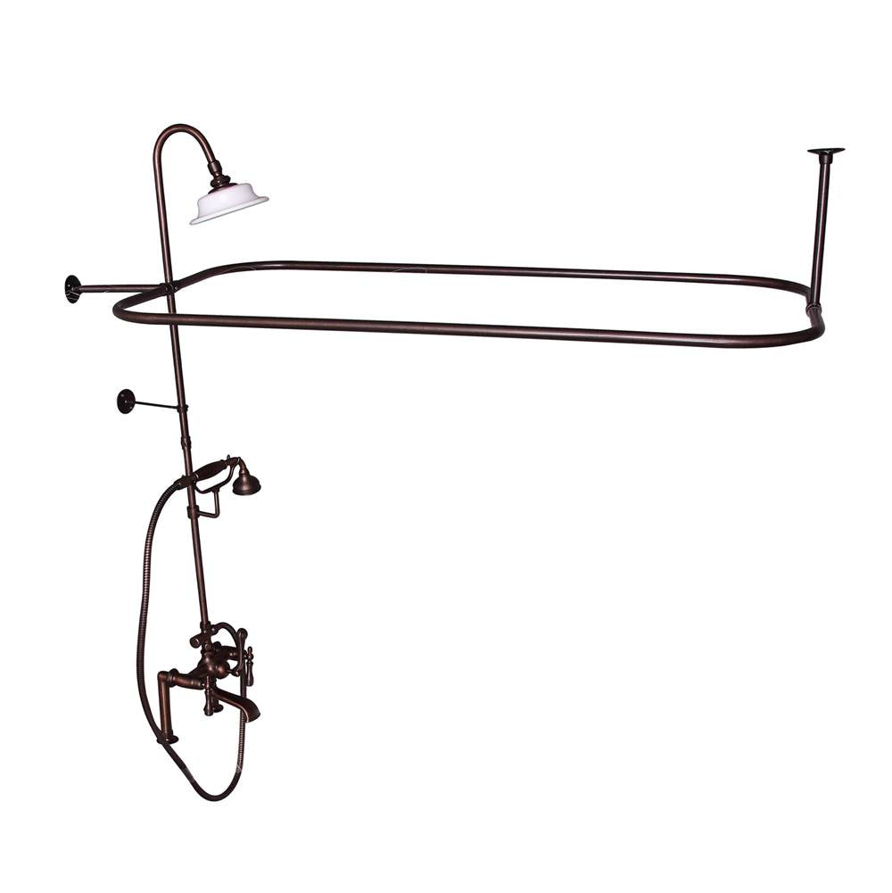 Barclay - Elephant Spout,Shwr Unit,Riser ShwrHead,HandShwr,Levr Hdl,ORB - Oil Rubbed Bronze