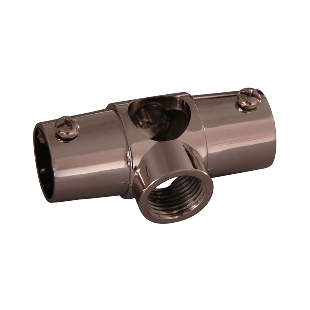 Barclay - Wall Tee for 4150 Rod, Polished Nickel - Polished Nickel
