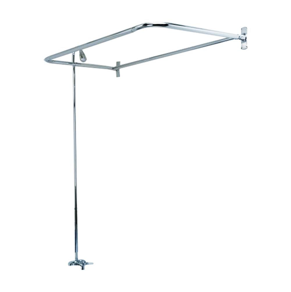 Barclay - Converto Shower w/54'' D-Rod, Fct, Riser, Polished Chrome - Polished Chrome