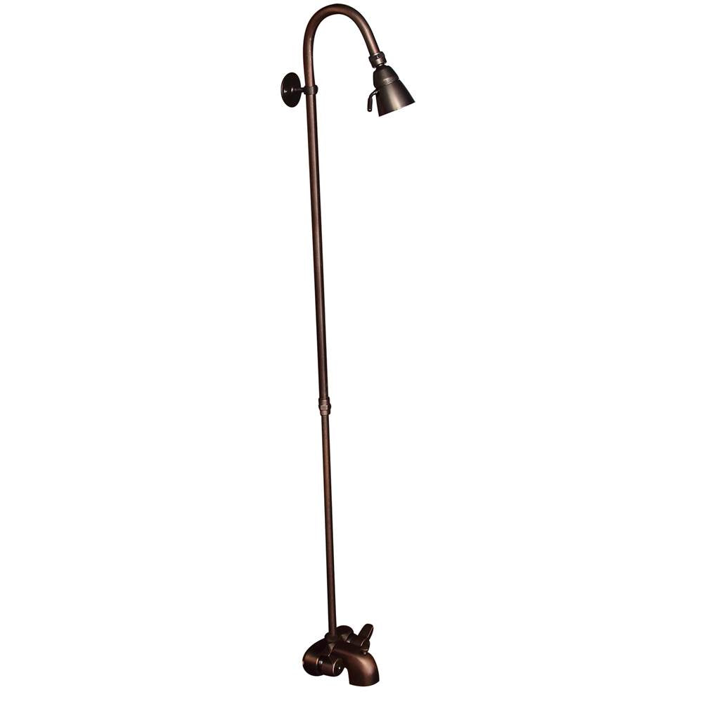 Barclay - Diverter Bathcock w/Riser & Showerhead,Oil-Rubbed Bronze - Oil Rubbed Bronze