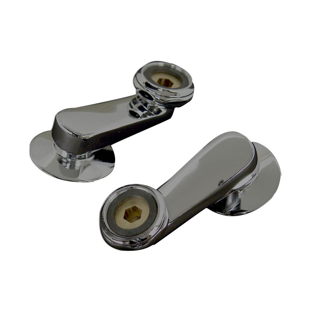 Barclay - Swivel Arm Connectors for Wall Mount Faucet,Pair Chrome - Polished Chrome