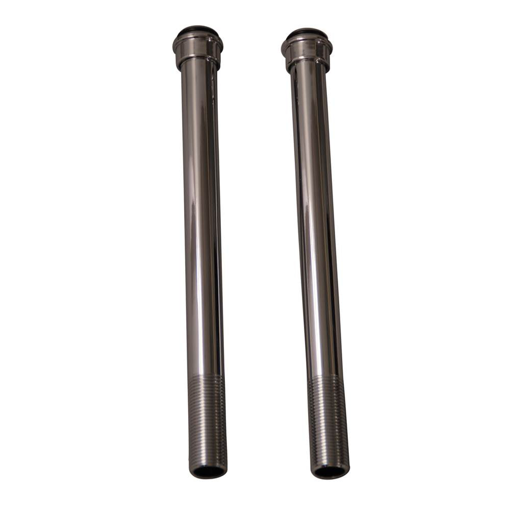 Barclay - 10'' Long Tube w/Hex Nut for 4502 Unit, Pair, Pol Chrome - Polished Chrome