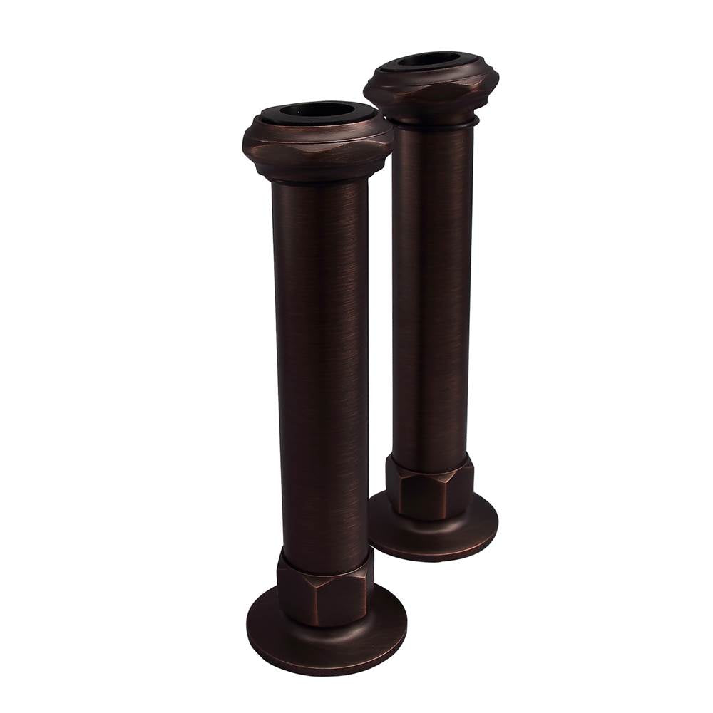 Barclay - Straight 1/2'' Wall Mount Coupler, 6'' Long-ORB - Oil Rubbed Bronze