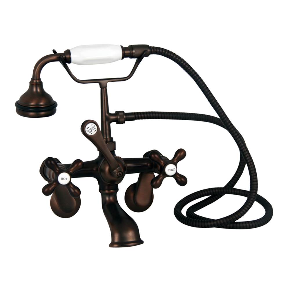 Barclay - Elephant Spt Hand Shower w/Swv Mts Crs Hdls, Oil Rubd Bronz - Oil Rubbed Bronze