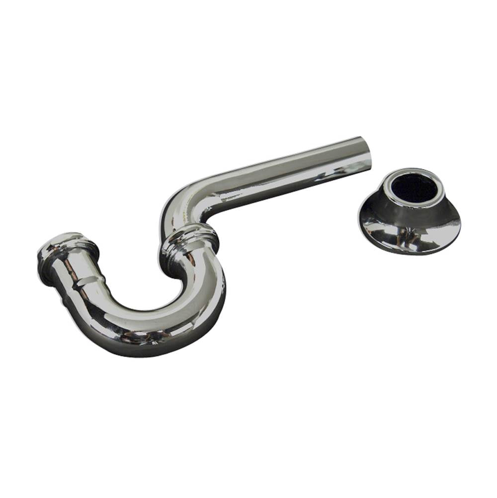 Barclay - Tubular P Trap, 1 1/4'', Polished Chrome - Polished Chrome