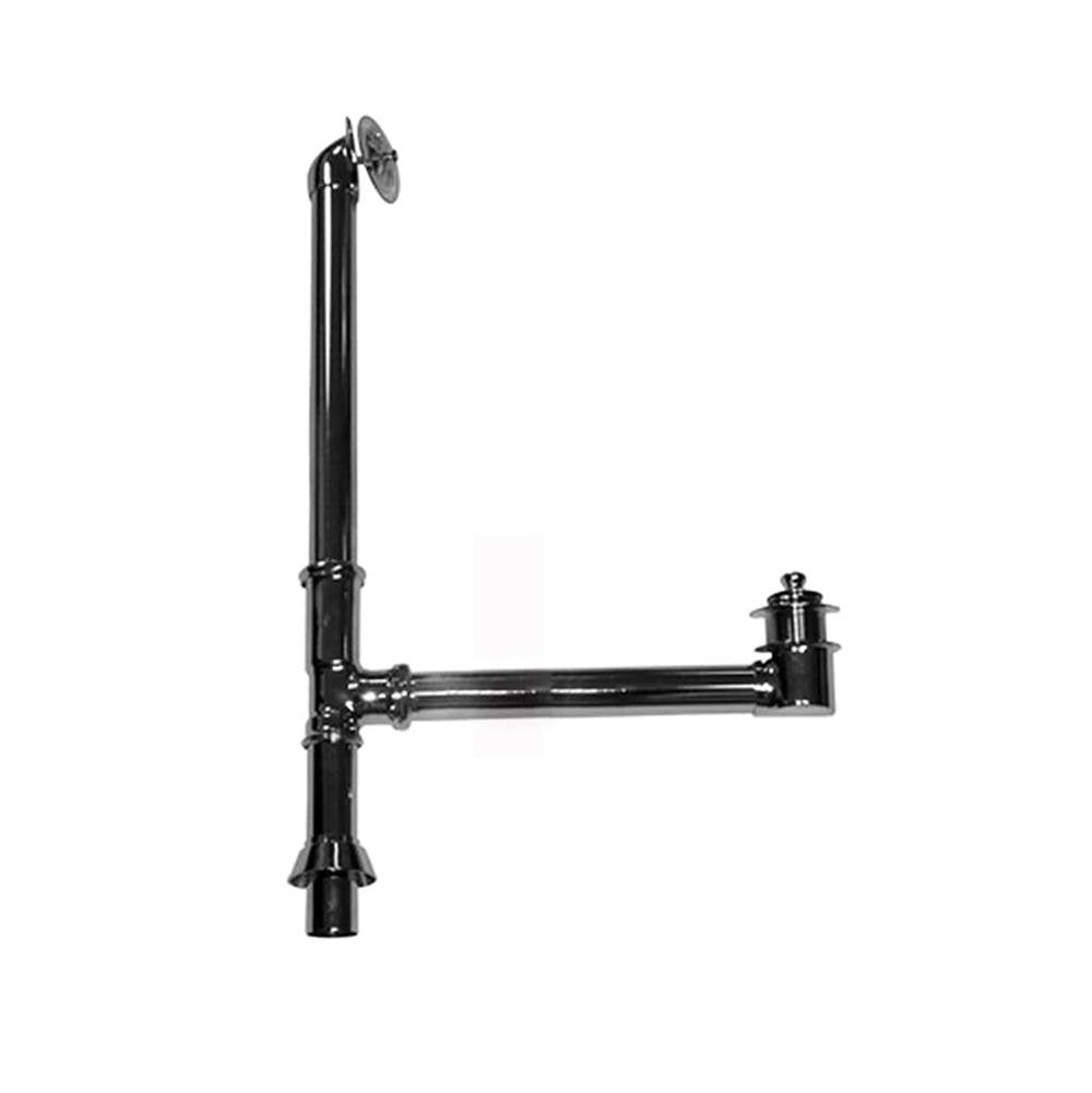 Barclay - Extended Tub Waste & Overflow Polished Chrome - Polished Chrome