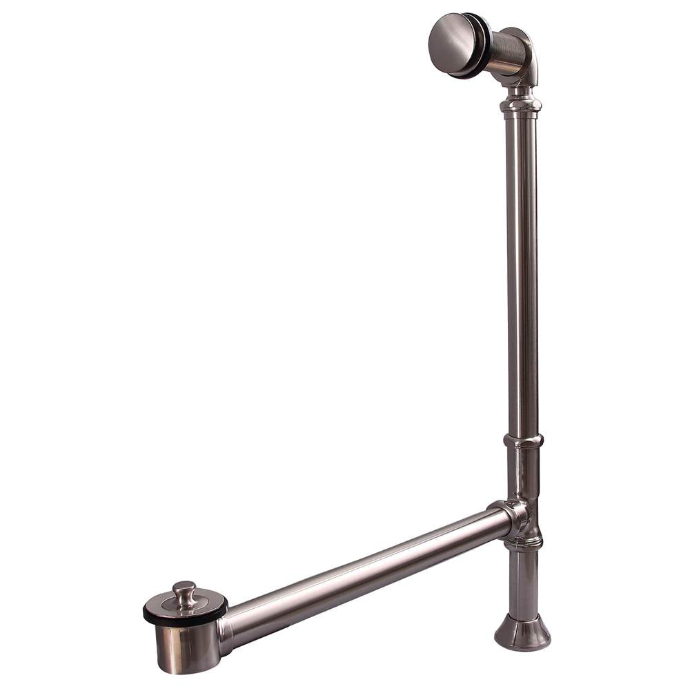 Barclay - Pivoting Leg Tub Drain, Brushed Nickel - Brushed Nickel