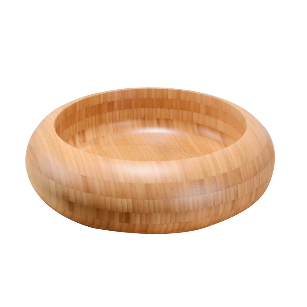 Barclay - Malta Round Bamboo Vessel Sink Bamboo - Bamboo
