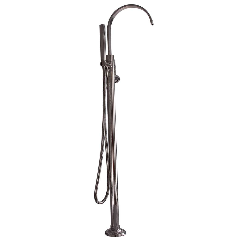Barclay - Tessa Freestanding Tub Filler Polished Nickel - Polished Nickel