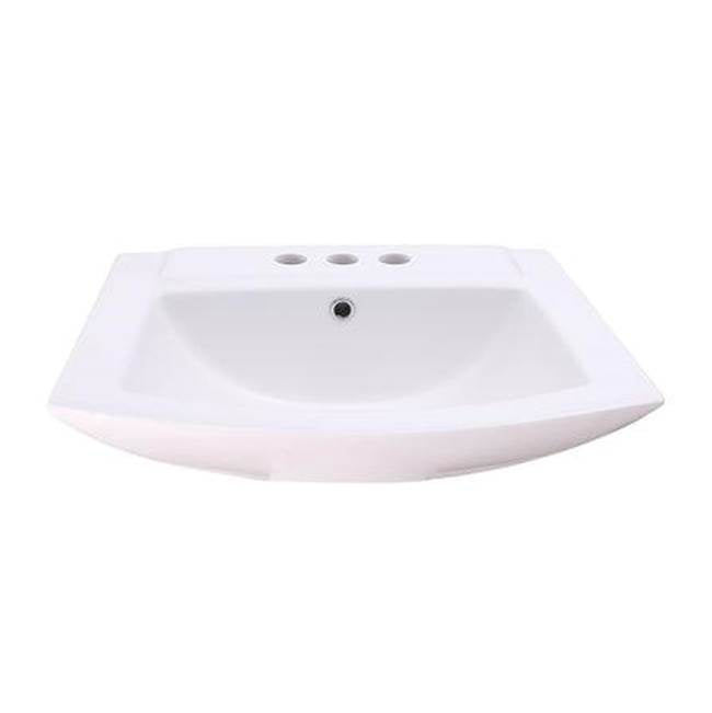 Barclay - Burke Basin Only for 6'' CC Overflow, White - White