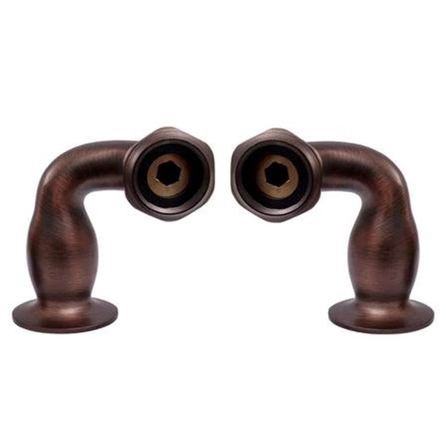 Barclay - Deck Mount Coupler 3-3/8'' to 7'' With Niple Kit, ORB - Oil Rubbed Bronze