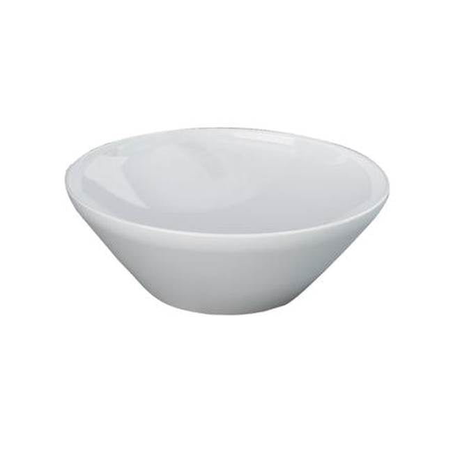 Barclay - Variant 14'' Round Above Counter Basin in White - White