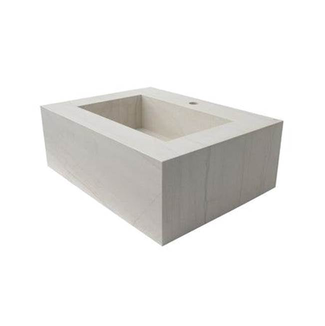 Barclay - Precious 24-7/8'' Porcelain 1- Hole,WallHung,w/Drain Macaubas - Macaubas